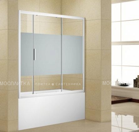 Шторка для ванны Aquanet Practic AE10-B-170H150U-CP, прозрачное стекло - изображение 2