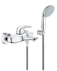 Смеситель Grohe Eurostyle 3359230A (33592003) для ванны и душа с душевым набором1