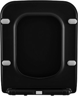 Крышка-сиденье для унитаза Allen Brau Liberty 4.33008.31 с микролифтом, черная матовая