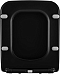 Крышка-сиденье для унитаза Allen Brau Liberty 4.33008.31 с микролифтом, черная матовая - изображение 4
