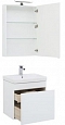 Комплект мебели для ванной Aquanet София 60 белый - 3 изображение