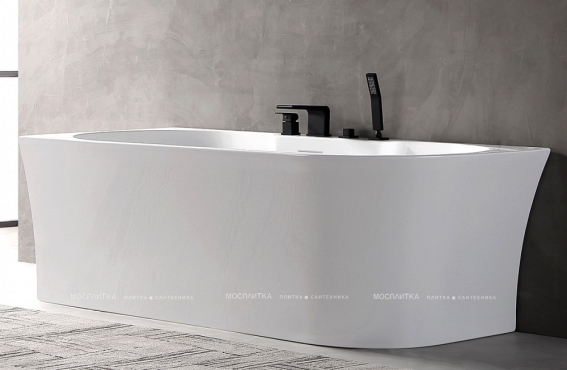 Акриловая ванна Abber 170х78 см AB9335-1.7 L, белый - 3 изображение