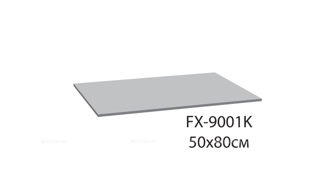Коврик для ванной Fixsen Lush, 1-ый 50х80 см,(FX-9001K - 2 изображение