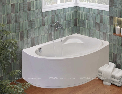 Акриловая ванна Roca Luna 170x115 асимметричная правая белая 248641000 - 4 изображение