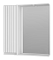 Зеркальный шкаф Brevita Balaton 75 см BAL-04075-01-Л левый, с подсветкой, белый - 2 изображение