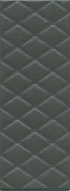 Керамическая плитка Kerama Marazzi Плитка Зимний сад чёрный структура 15х40 