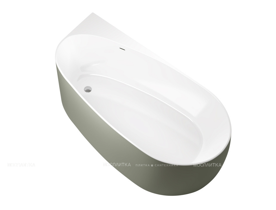 Акриловая ванна Allen Brau Priority 170x80 2.31002.20/CGM белый глянец/цементно-серый - изображение 2