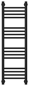 Полотенцесушитель водяной Сунержа Богема+ 100х30 см 31-0220-1030 матовый черный - 2 изображение
