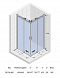 Душевой уголок прямоугольный Riho Baltic B207 100x80x210 см - изображение 4