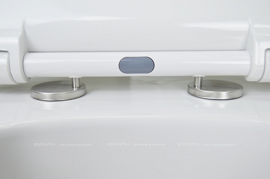 Унитаз подвесной безободковый Azario Ferio 87565 с крышкой-сиденьем микролифт, белый - 6 изображение