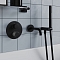 Смеситель для ванны с душем Paini Cox grip 7GPZ6911 черный матовый, на 2 потребителя - изображение 2