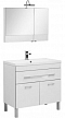 Комплект мебели для ванной Aquanet Верона 90 1 ящ 2 дв белый зеркало камерино