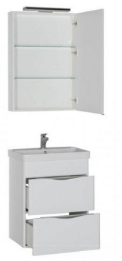 Комплект мебели для ванной Aquanet Орлеан 60 белый - 3 изображение