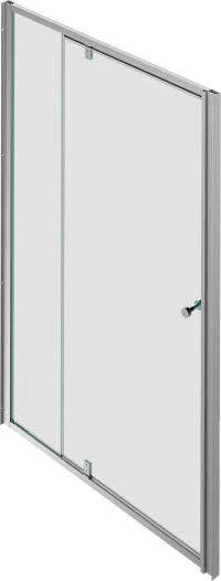 Душевая дверь Jacob Delafon Serenity 120х190 см E14P120-GA профиль хром, стекло прозрачное1