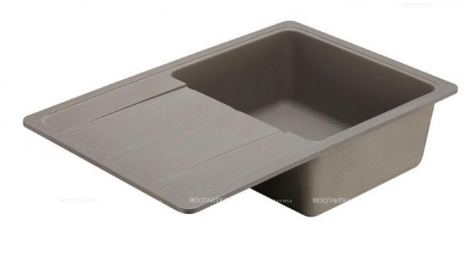 Кухонная мойка Aquaton Аманда серый шелк - 2 изображение