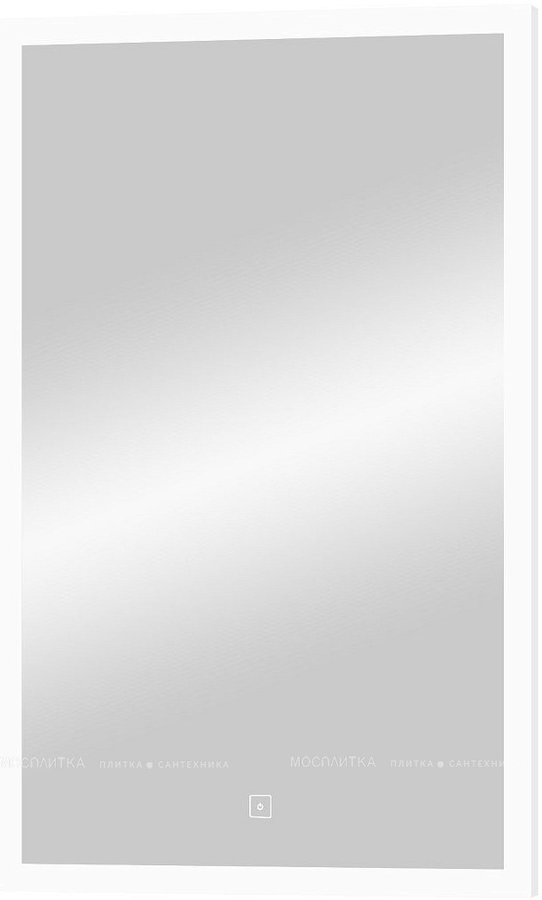Зеркало Art&Max Family 40 см AM-Fam-400-640-DS-F с подсветкой, белый - изображение 2