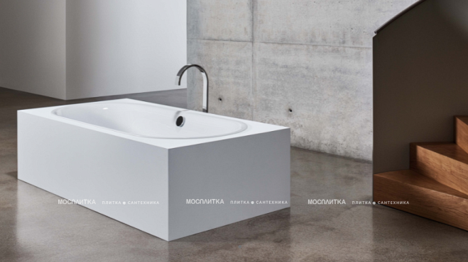 Стальная ванна Bette Lux Oval 180x80 см, 3466-000PLUS с покрытием Glasur® Plus - 3 изображение