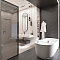 Смеситель для ванны с душем Creto Element 2.0-FL-BK матовый черный - изображение 3