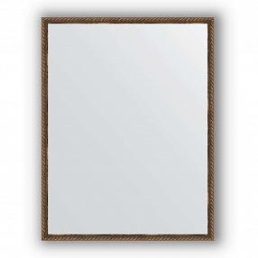 Зеркало в багетной раме Evoform Definite BY 1032 68 x 88 см, витая бронза
