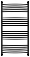 Полотенцесушитель водяной Сунержа Богема+ 120х60 см 31-0221-1260 матовый черный - 2 изображение