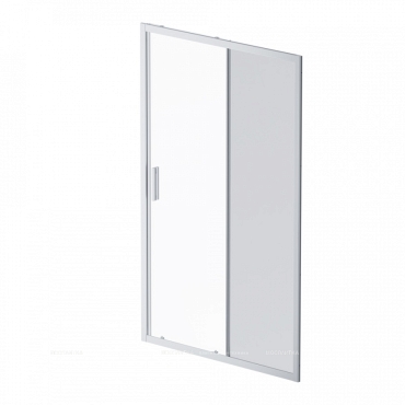 Душевая дверь Am.Pm Gem 120 см W90G-120-1-195MG стекло прозрачное / тонированное, профиль хром - 7 изображение