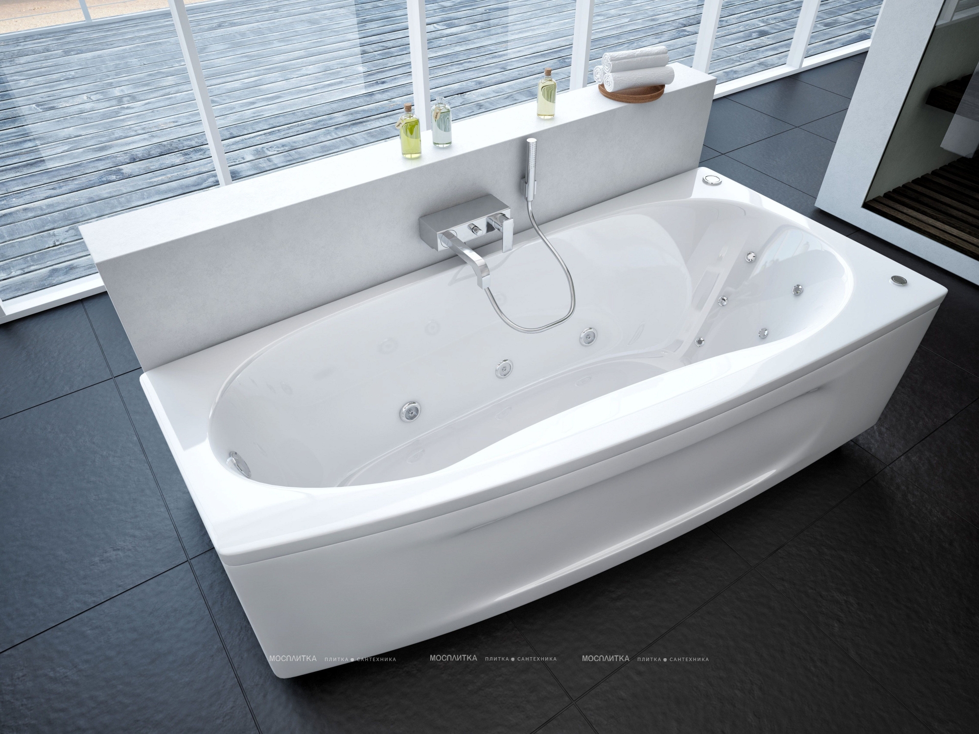 Акриловая ванна Aquatek Пандора 160 см R на сборно-разборном каркасе - изображение 4