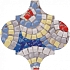 Керамическая плитка Kerama Marazzi Декор Арабески Майолика Гауди 6,5х6,5 