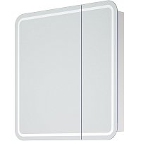 Зеркальный шкаф Corozo Алабама 80 см SD-00000902 с подсветкой, белый1