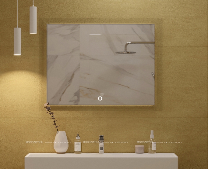 Дизайн Совмещённый санузел в стиле Современный в белом цвете №13252 - 6 изображение