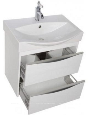 Комплект мебели для ванной Aquanet Франка 65 белый - 9 изображение