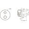 Термостат для душа Jacob Delafon Metro E78024-4A-CP хром глянец, на 2 потребителя - 2 изображение