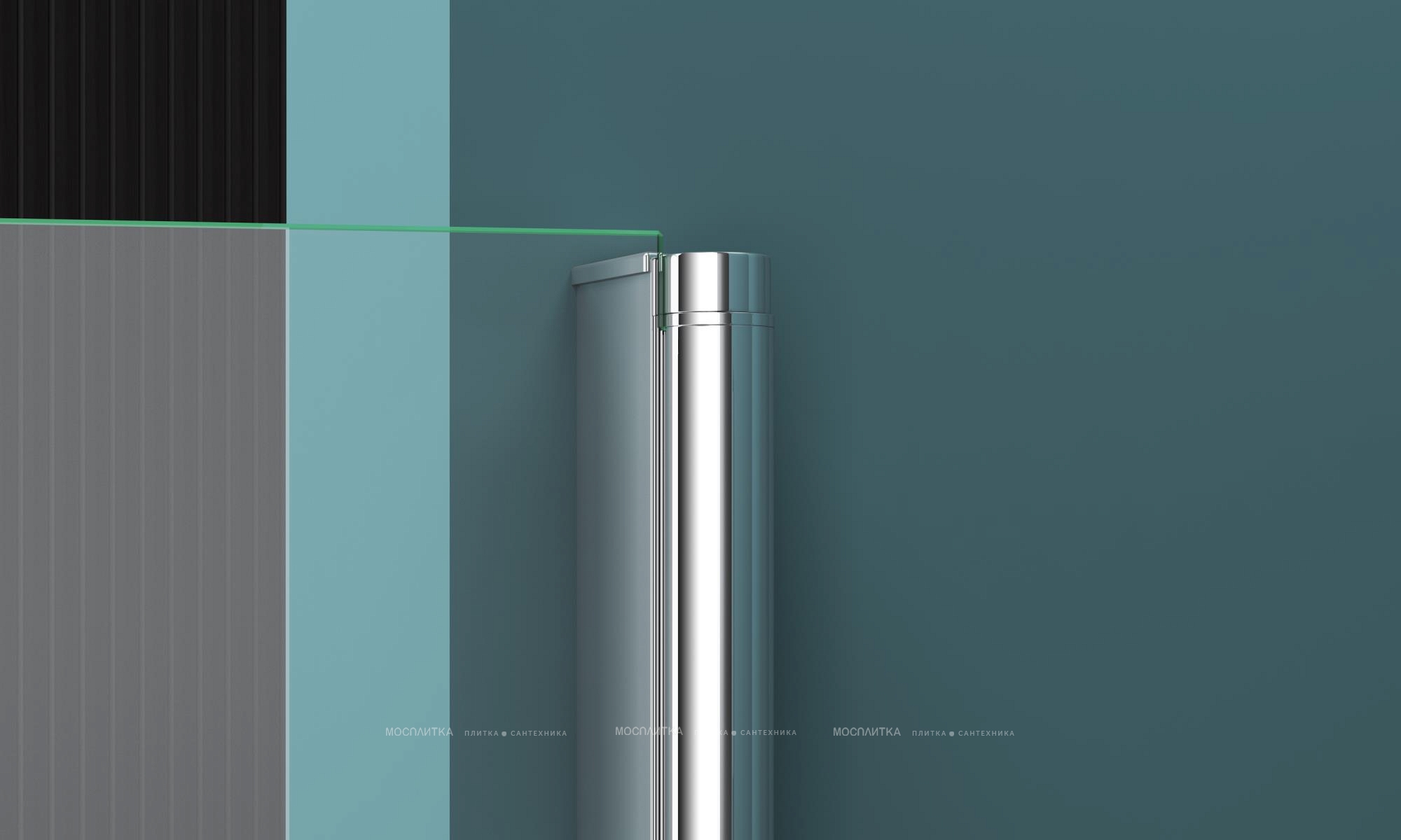 Душевой уголок BelBagno Etna 80х80 см ETNA-A-1-80-C-Cr профиль хром, стекло прозрачное - изображение 4