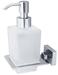 Дозатор жидкого мыла настенный Veragio Ramba, хром/матовое стекло VR.RMB-4970.CR