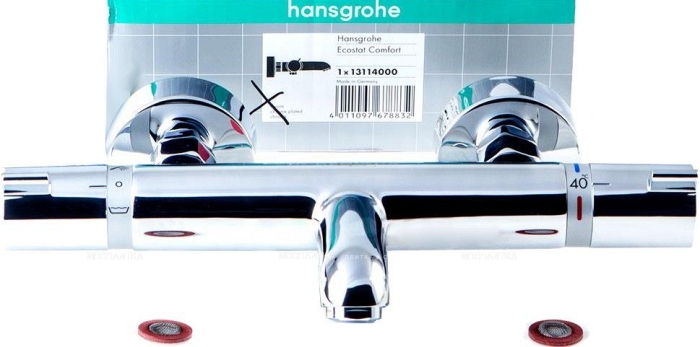 Термостат для ванны с душем Hansgrohe Ecostat Comfort 13114000 - 6 изображение