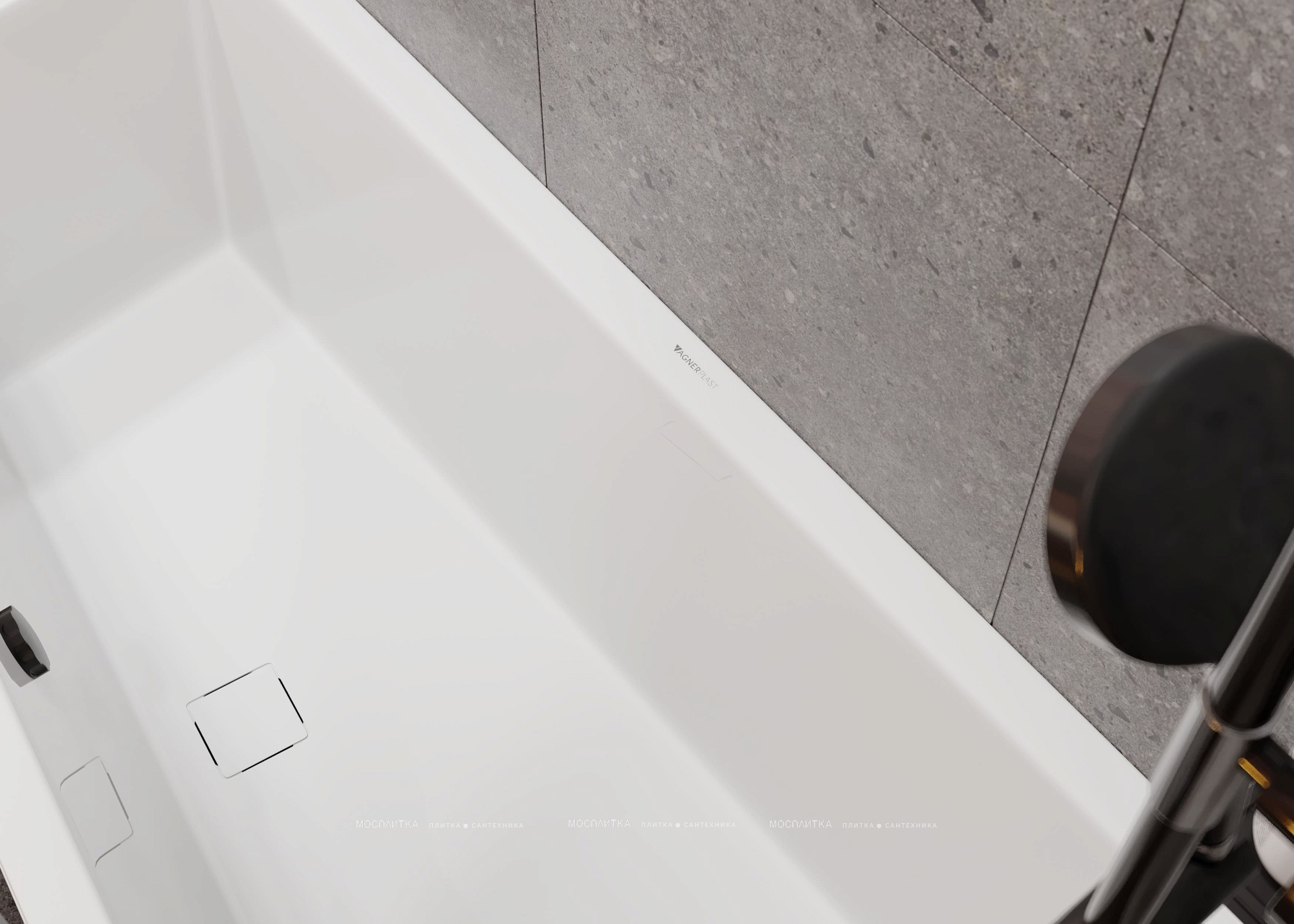 Акриловая ванна Vagnerplast CAVALLO OFFSET 160x90 Right - изображение 3