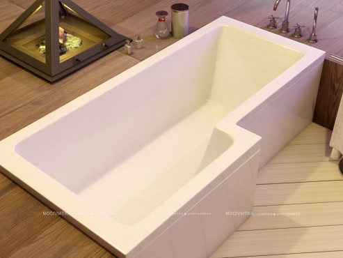 Акриловая ванна Vayer Options 170х85/70 см L - 4 изображение