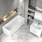 Акриловая ванна 160x70см Ravak Classic CC41000000, белый - 4 изображение