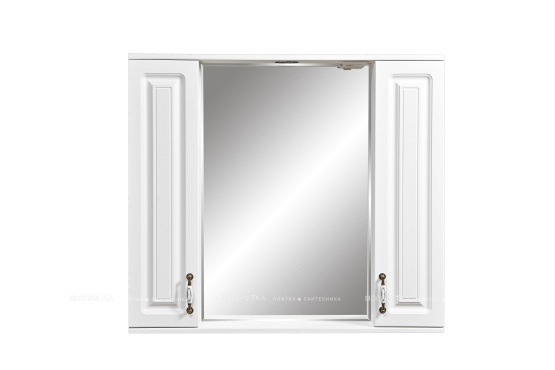 Зеркальный шкаф Stella Polar Кармела 90/C SP-00000186 90 см, ольха белая - 4 изображение