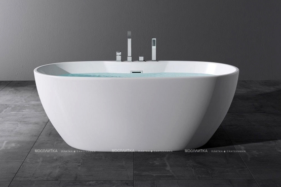 Акриловая ванна Art&Max 170х80 см AM-605-1700-790, белый - 4 изображение