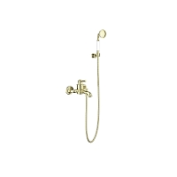 Смеситель для ванны с душем Aquatek Классик AQ1549PG золотой глянцевый1