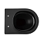 Унитаз подвесной безободковый Abber Bequem AC1102MB с крышкой-сиденьем микролифт, матовый черный - изображение 7