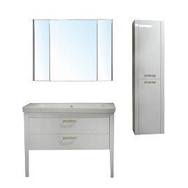 Зеркальный шкаф Azario Verona 100 см CS00060476 белый