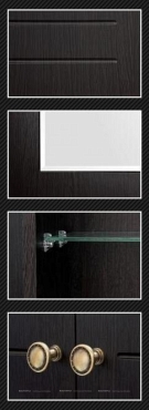 Шкаф Style Line Кантри 60 ЛС-00000465, венге - 6 изображение