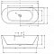 Акриловая ванна Riho Modesty 170 velvet BD0922000000000 - 4 изображение