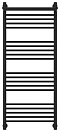 Полотенцесушитель водяной Сунержа Богема 1П 120х50 см 31-0223-1250 матовый черный - изображение 2