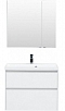 Комплект мебели для ванной Aquanet Гласс 80 белый - 2 изображение