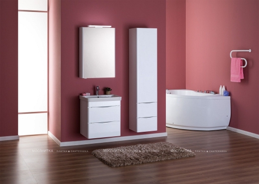 Комплект мебели для ванной Aquanet Орлеан 50 белый - 8 изображение