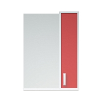 Зеркальный шкаф Corozo Колор 50 красный