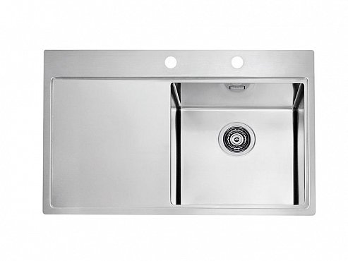 Кухонная мойка Alveus Pure 40R Kmb 1103651 нержавеющая сталь в комплекте с сифоном