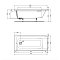 Акриловая прямоугольная встраиваемая ванна 180X80 см Ideal Standard E399401 TONIC II - 2 изображение